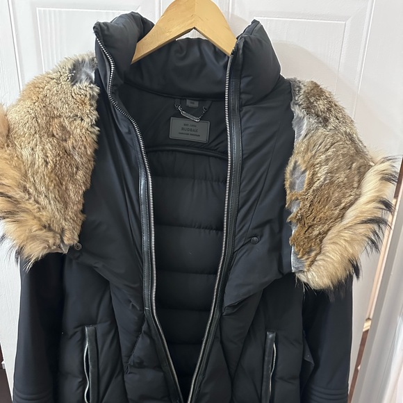 Women's RUDSAK Winter Fur Trim Coat - Picture 1 of 8